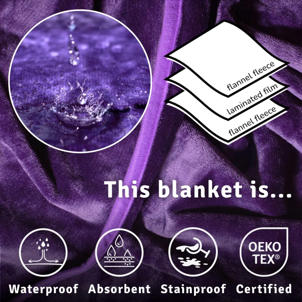 Velvety Waterproof Blanket